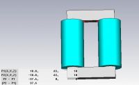 1247804904 1321 FT72874 U126 Core With Bobbins 