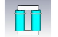 1247804904 1321 FT72874 U126 Core With Bobbins And Rings 