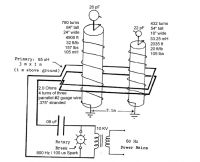 1293927112 1606 FT0 Tesla Coil 1 Pri 2 Sec 