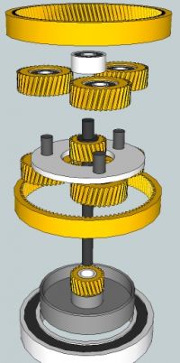 1309291036 1667 FT118680 Differential Exploded Planetary 